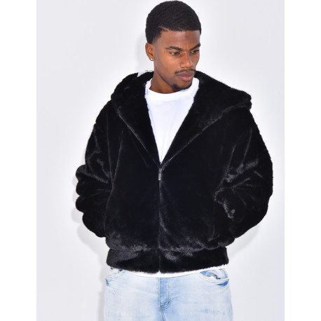 Doudoune à fourrure