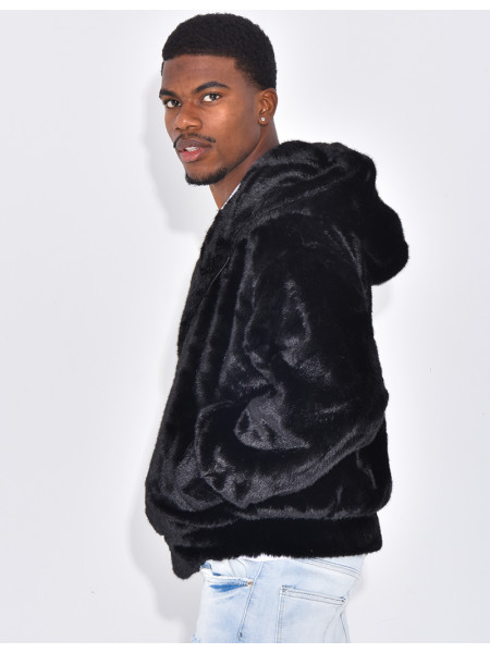 Doudoune à fourrure