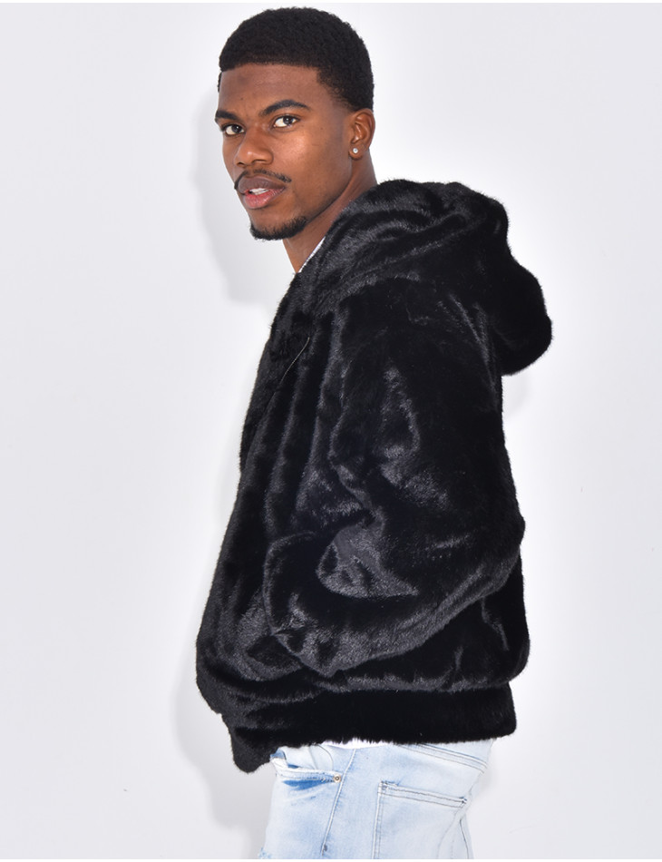 Doudoune à fourrure