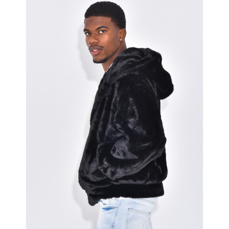 Doudoune à fourrure