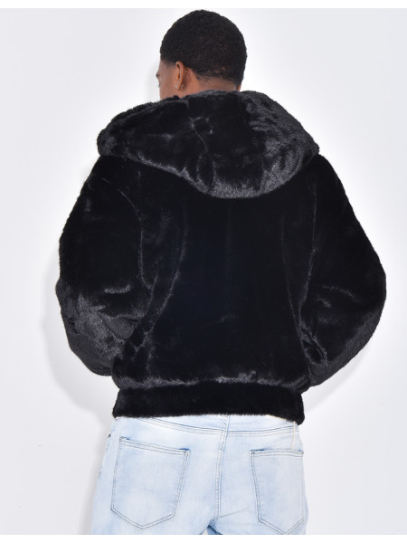 Doudoune à fourrure