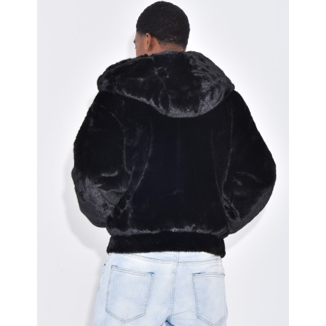 Doudoune à fourrure