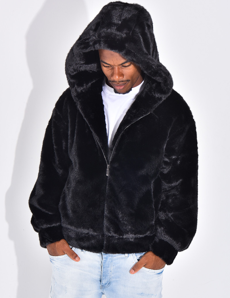 Doudoune à fourrure