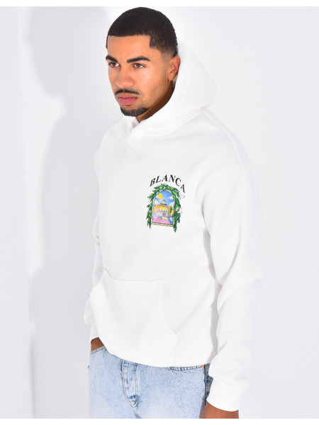 Sweat à capuche "Blanca"