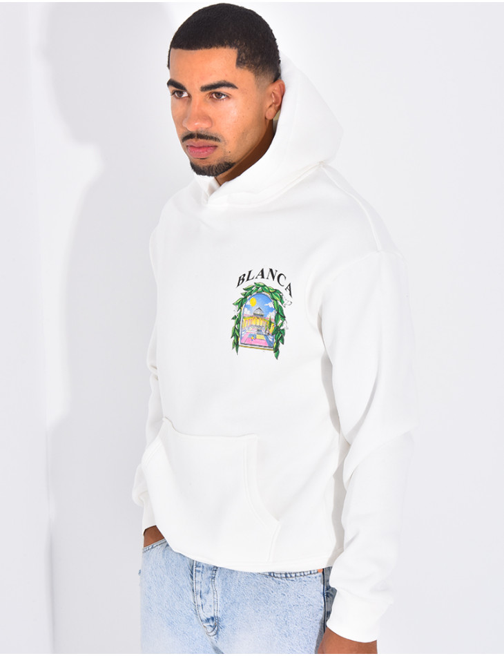 Sweat à capuche "Blanca"