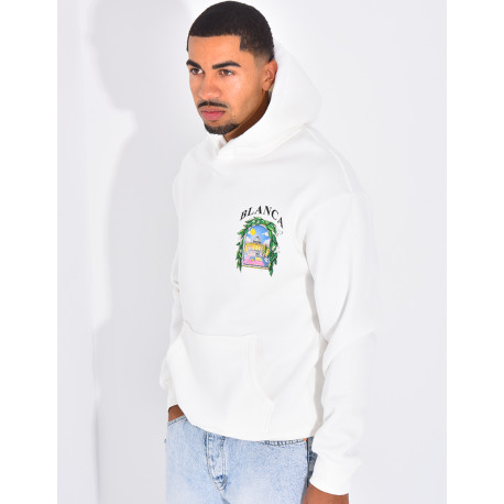 Sweat à capuche "Blanca"