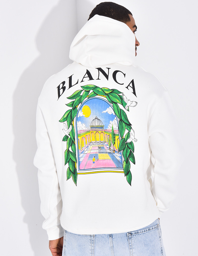 Sweat à capuche "Blanca"