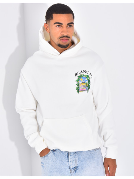 Sweat à capuche "Blanca"