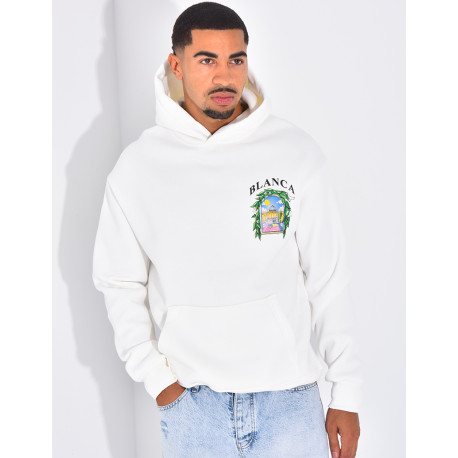 Sweat à capuche "Blanca"