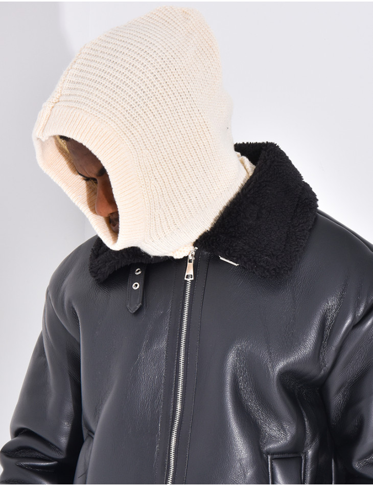 Cagoule en maille