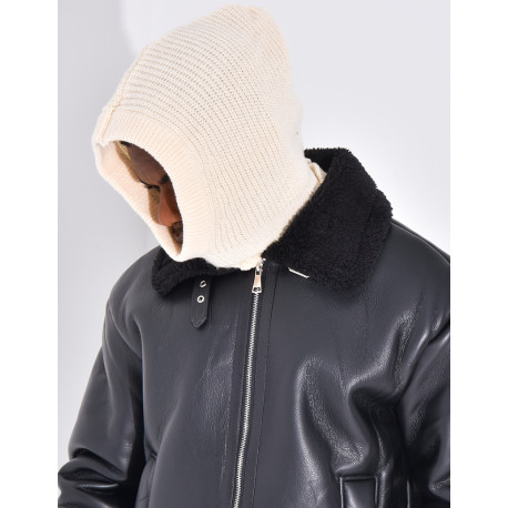 Cagoule en maille