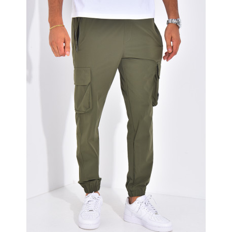 Pantalon cargo fin