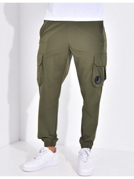 Pantalon cargo fin