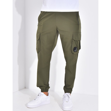 Pantalon cargo fin