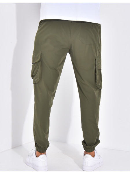 Pantalon cargo fin