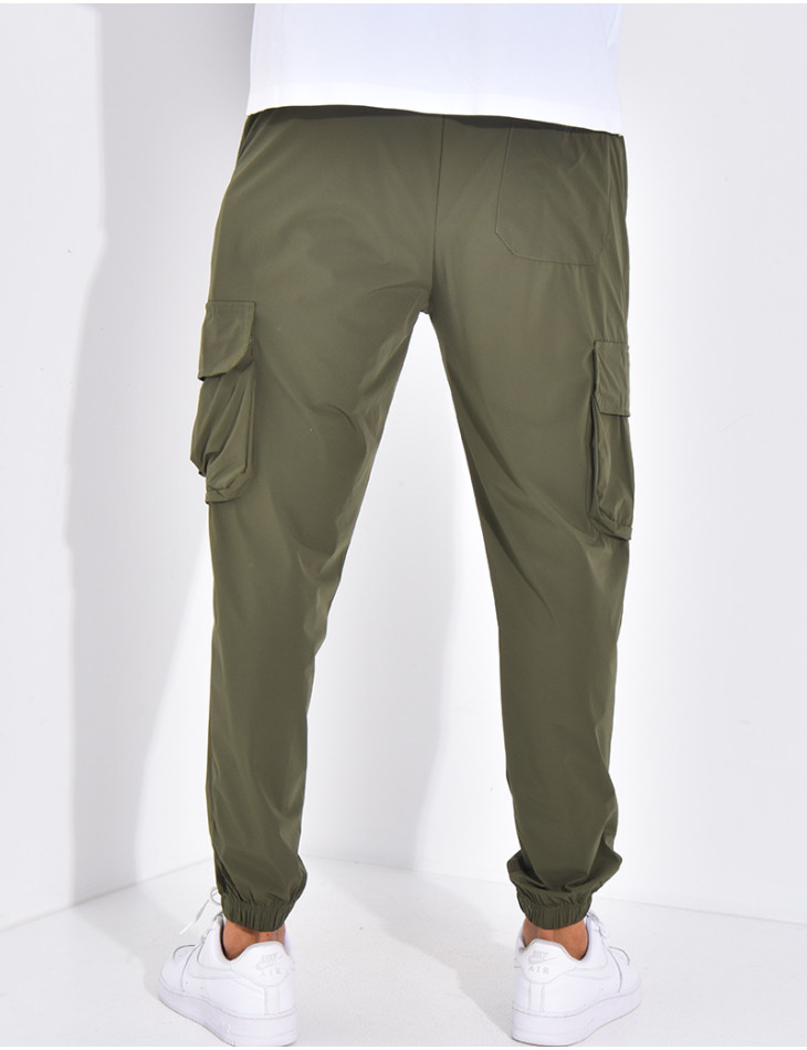 Pantalon cargo fin