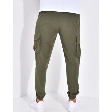 Pantalon cargo fin