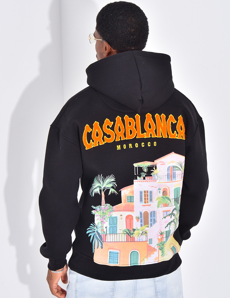 Sweat à capuche "Casablanca"
