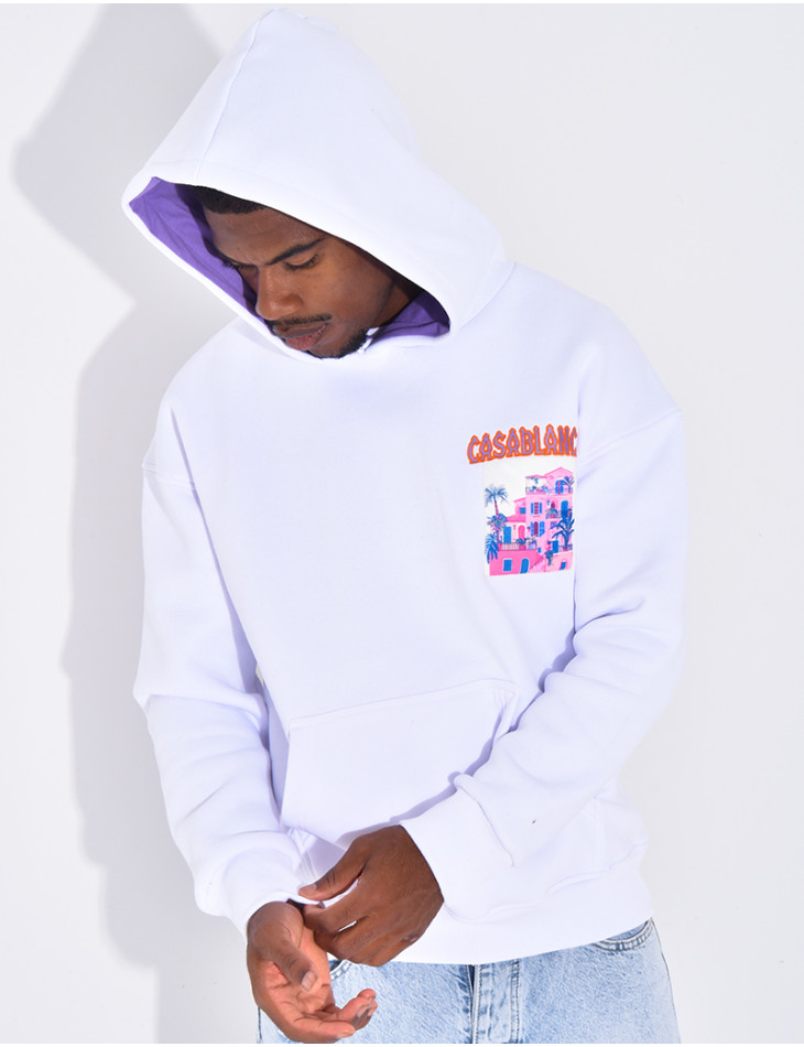 Sweat à capuche "Casablanca"
