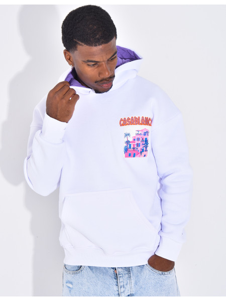 Sweat à capuche "Casablanca"