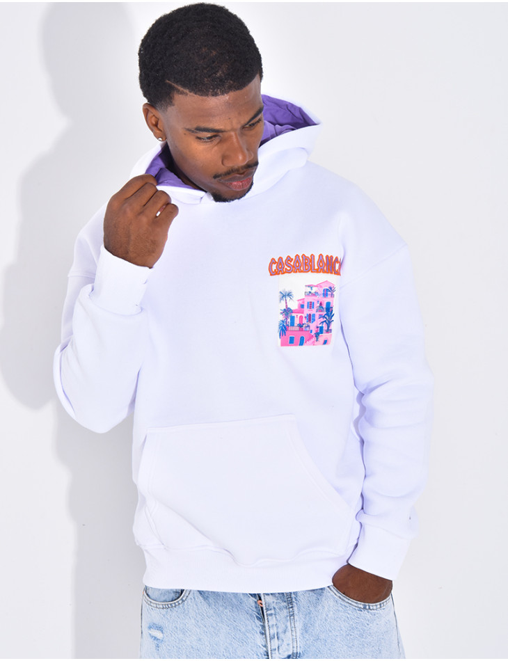 Sweat à capuche "Casablanca"