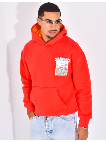 Sweat à capuche "Casablanca"