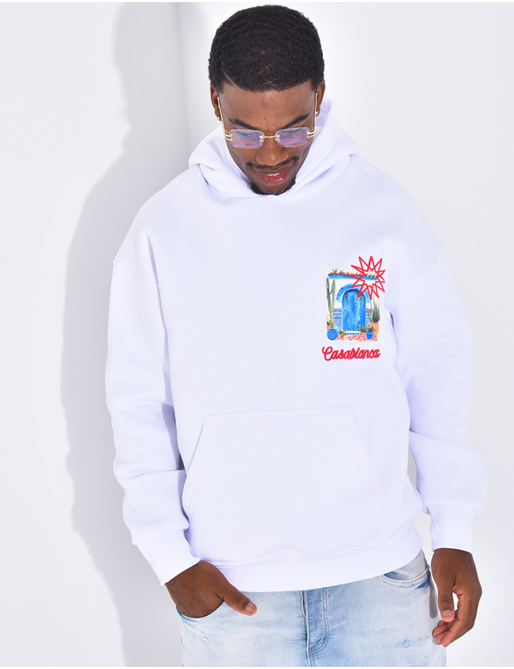 Sweat à capuche "Casablanca"