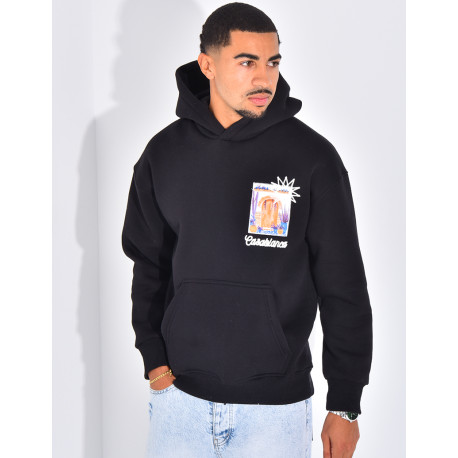Sweat à capuche "Casablanca"