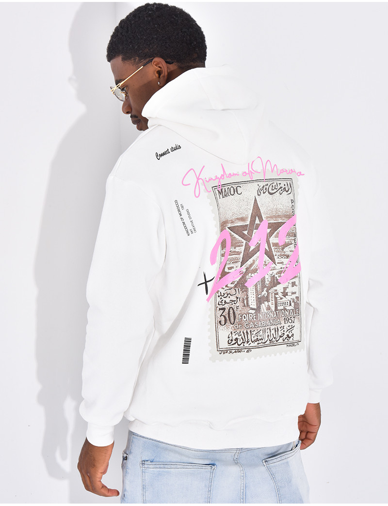 Sweat à Capuche Fashion Nova White Muse, Taille S, Transparent Et Zip, Neuf