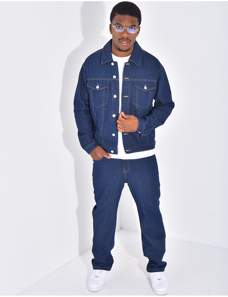 Jeans Veste New Man Jeans Jacket Pants Set – Frilivin