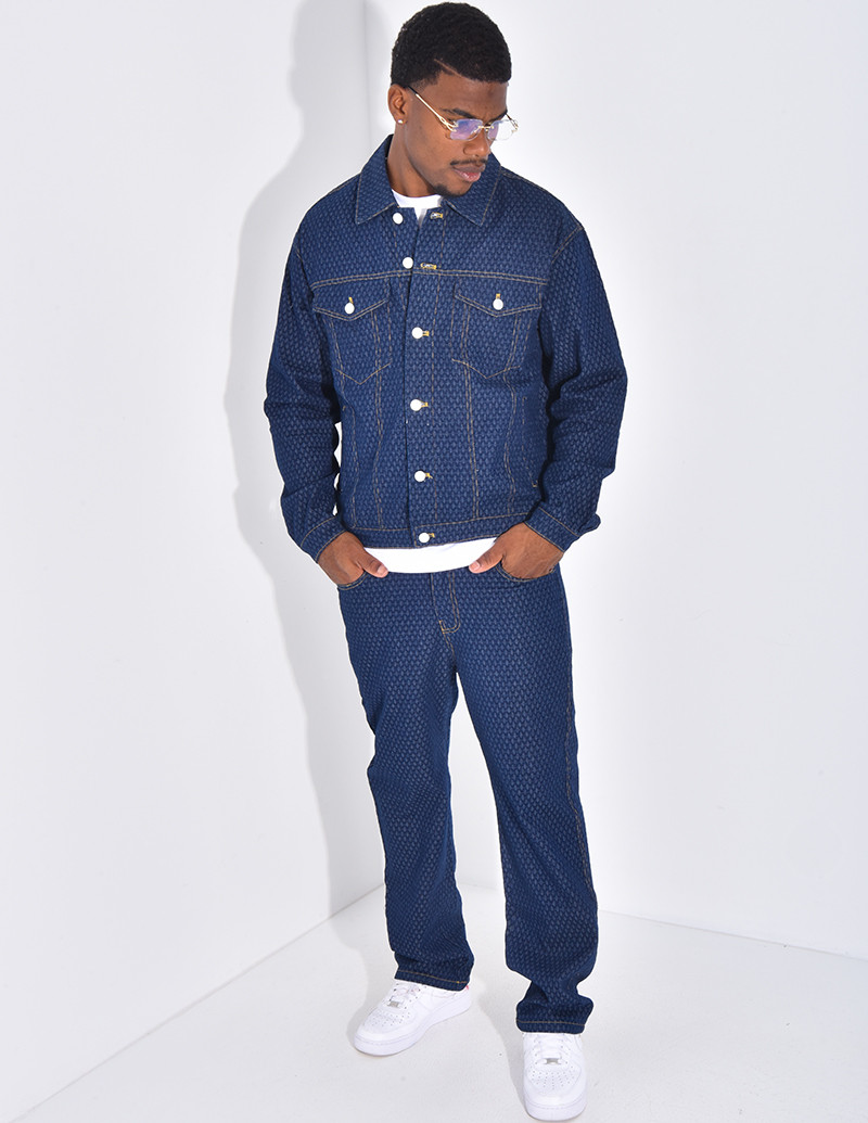 Ensemble en jeans à motifs...