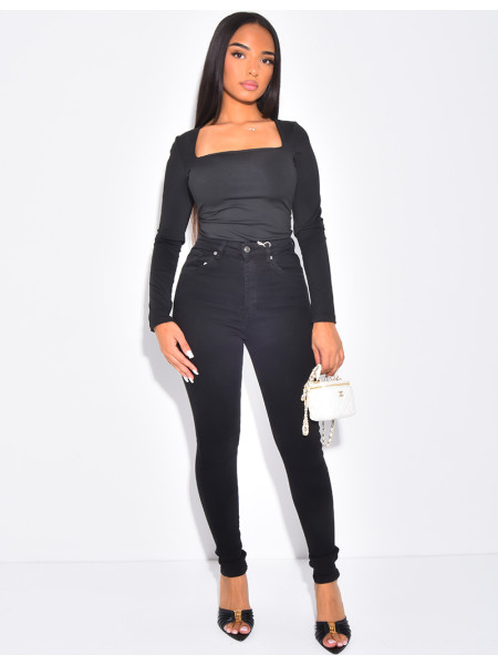 Jeans skinny ultra taille haute stretchy