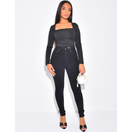 Jeans skinny ultra taille haute stretchy