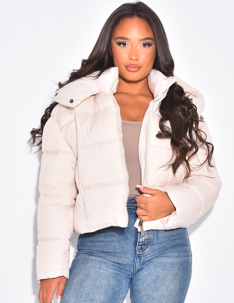 Doudoune courte matelassée...