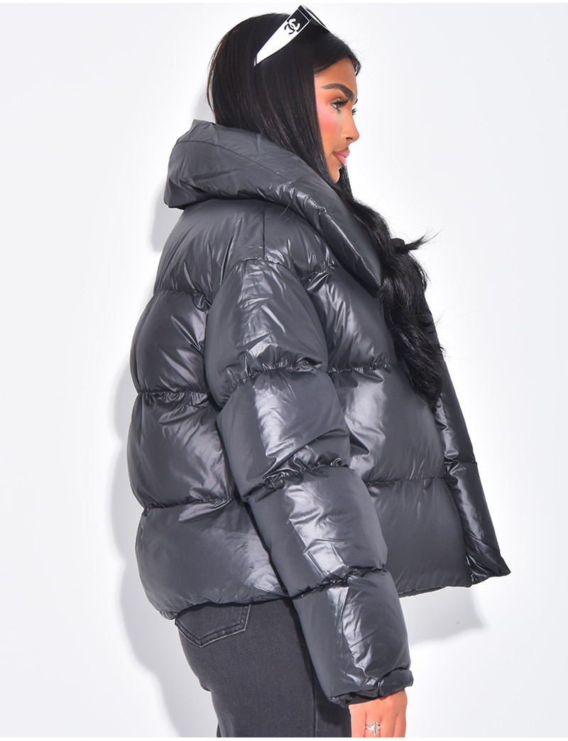 Doudoune courte matelassée