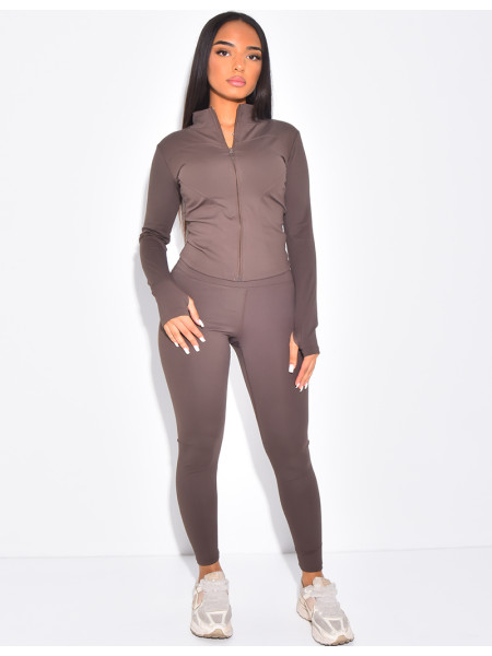 Sports vest and leggings set