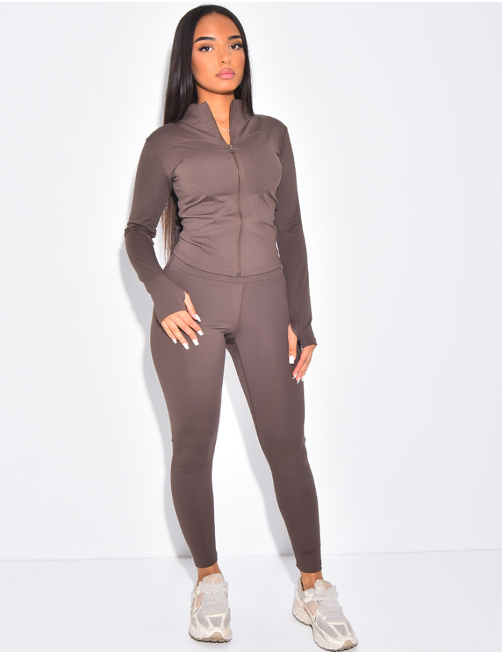 Sports vest and leggings set