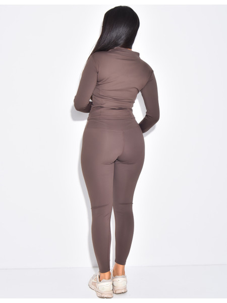 Sports vest and leggings set