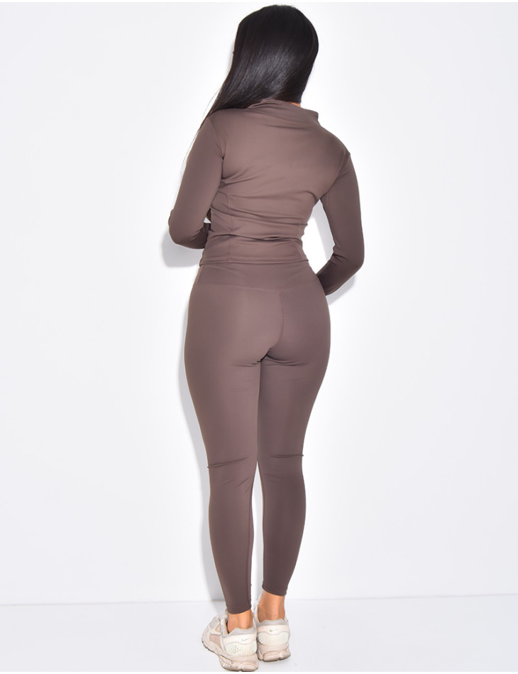 Sports vest and leggings set