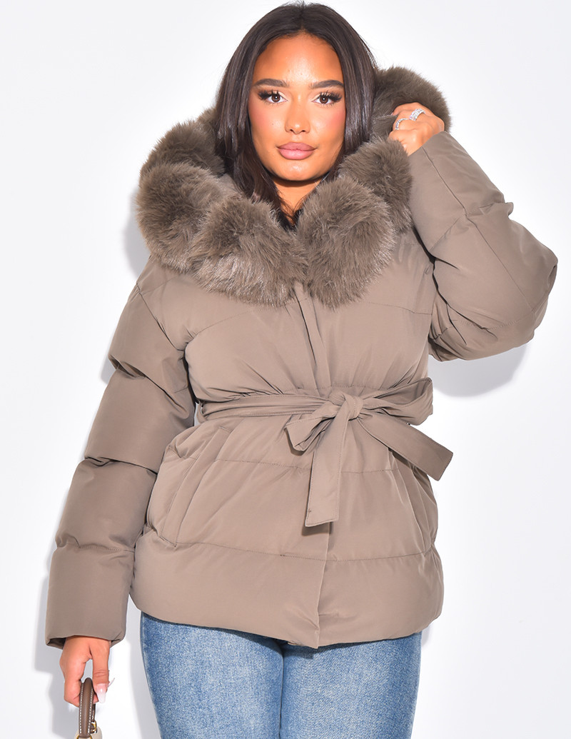 Doudoune matelassée à...