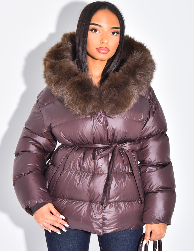 Doudoune matelassée à...