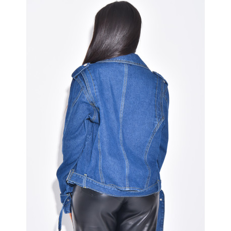 Perfecto oversize en jeans