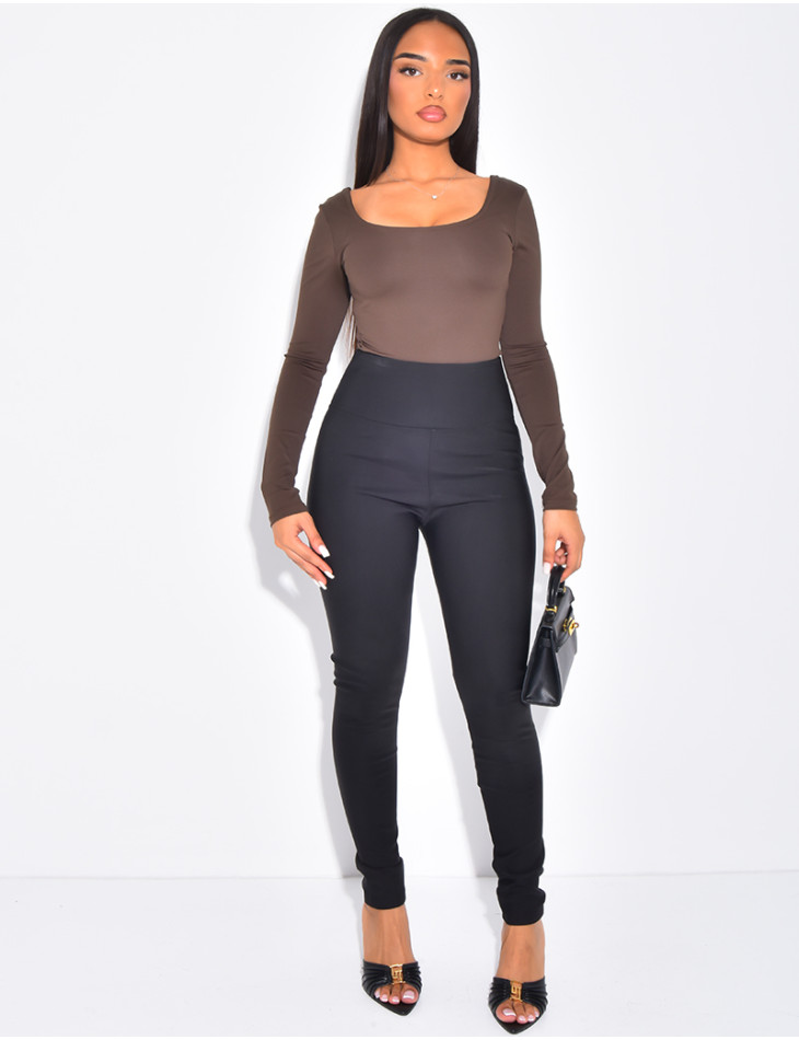 Legging taille haute intérieur polaire gainant