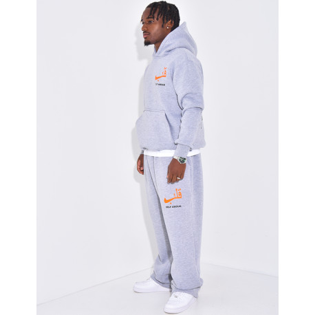 Ensemble molletonné pantalon et sweat "Self amour"