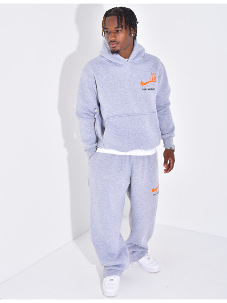 Ensemble molletonné pantalon et sweat "Self amour"