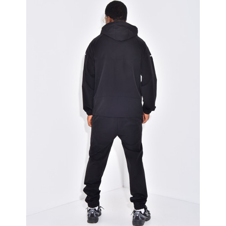Ensemble fin bi-color pantalon et veste à capuche