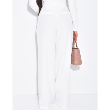 Pantalon de tailleur coupe large