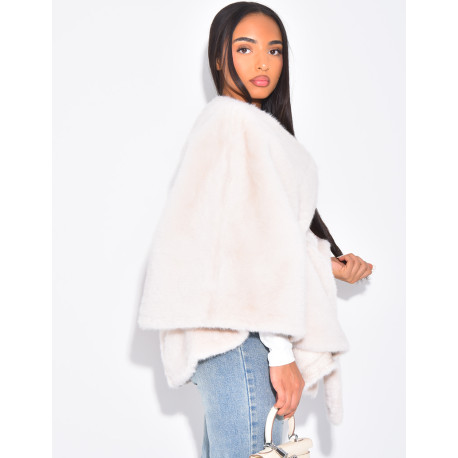 Cape courte en fourrure