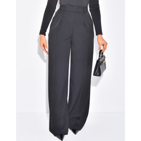 Pantalon de tailleur coupe large
