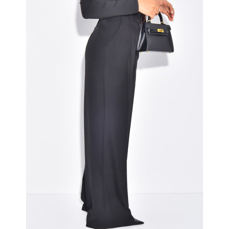 Pantalon de tailleur coupe large